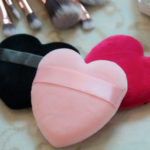 Sweetheart Face Puff in Fuchsia - Image 3